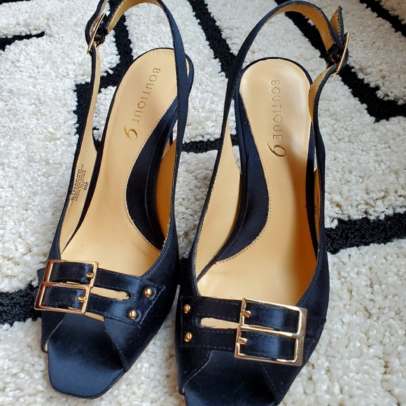 Boutique 9 Shoes - Boutique 9 Satin slingbacks